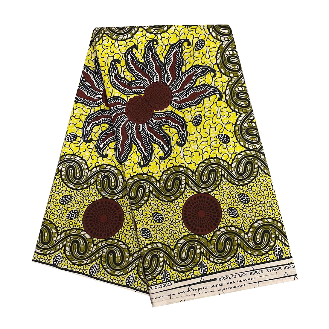 6 Yards Ankara Wachsspitze 2024 Hochwertiger afrikanischer Print-Spitzenstoff, bestickter nigerianischer französischer Spitzenstoff für Hochzeitskleid