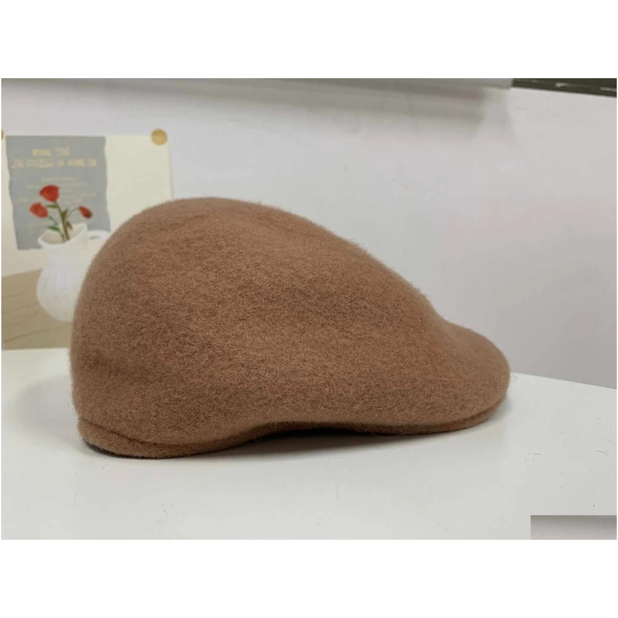 japanese small head circumference kangol kangaroo anti-wear wool beret female autumn and winter england retro wild forward hat