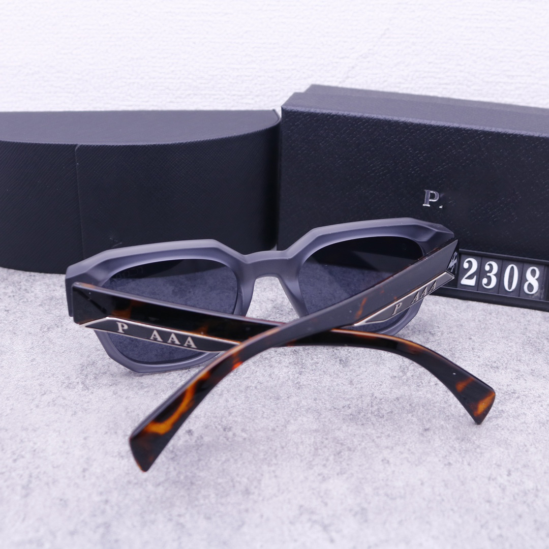 Gafas de sol de marca Gafas de sol de diseño Gafas de sol de lujo de alta calidad para mujer letra UV400 brillo Diseño ovalado gafas de sol de viaje caja de regalo 5 modelos muy buenos