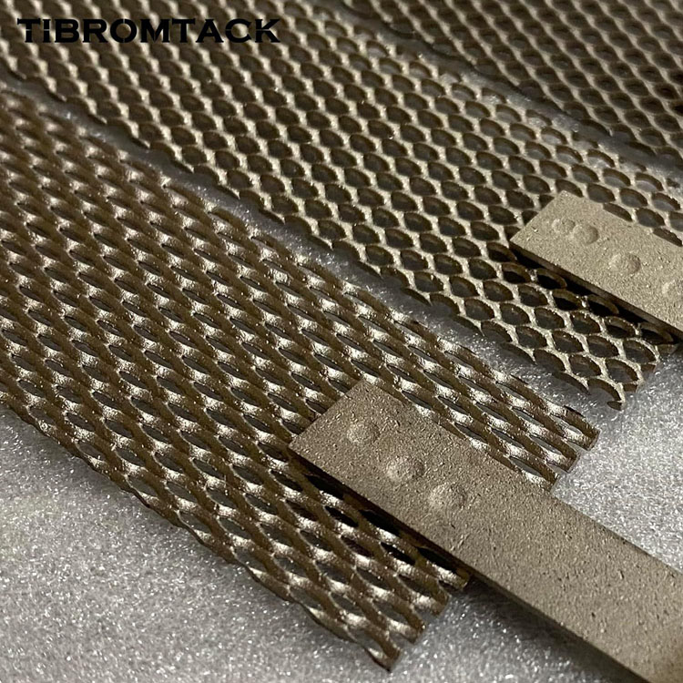 TIBROMTACK Jewelry Plating Plater Tool Mesh with Handle Titanium Anode Mesh with Platinum Coating for Rich Hydrogen Water and Ionized Water Generator 100mmX 30mm