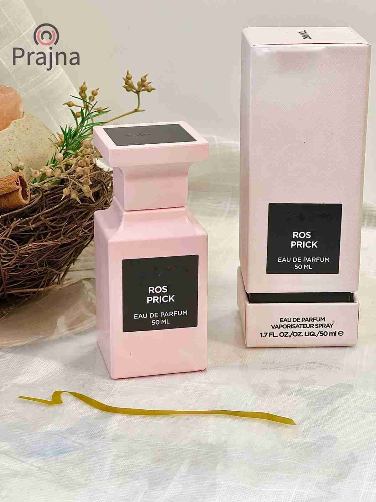 Marca independiente Diseño de lujo Perfume original atractivo 50 ml Thorn Rose Perfume EDP Toilette spray buen olor Duradero Olor alta versión calidad envío rápido