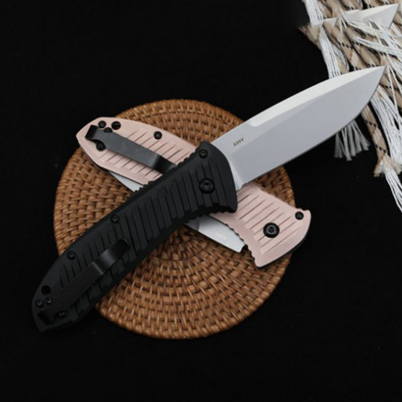 Camping Aluminium Handle BM 5700 Folding Knife Outdoor Field Survival Pocket Tactical Knives