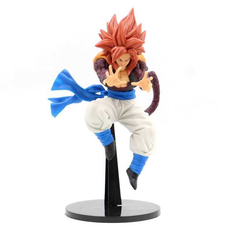 Action Toy Figures 23CM Cartoon Super Four Gogeta Anime Peripheral Hand-made Toys PVC Model Room Ornament Decoration Toys Birthday Gift