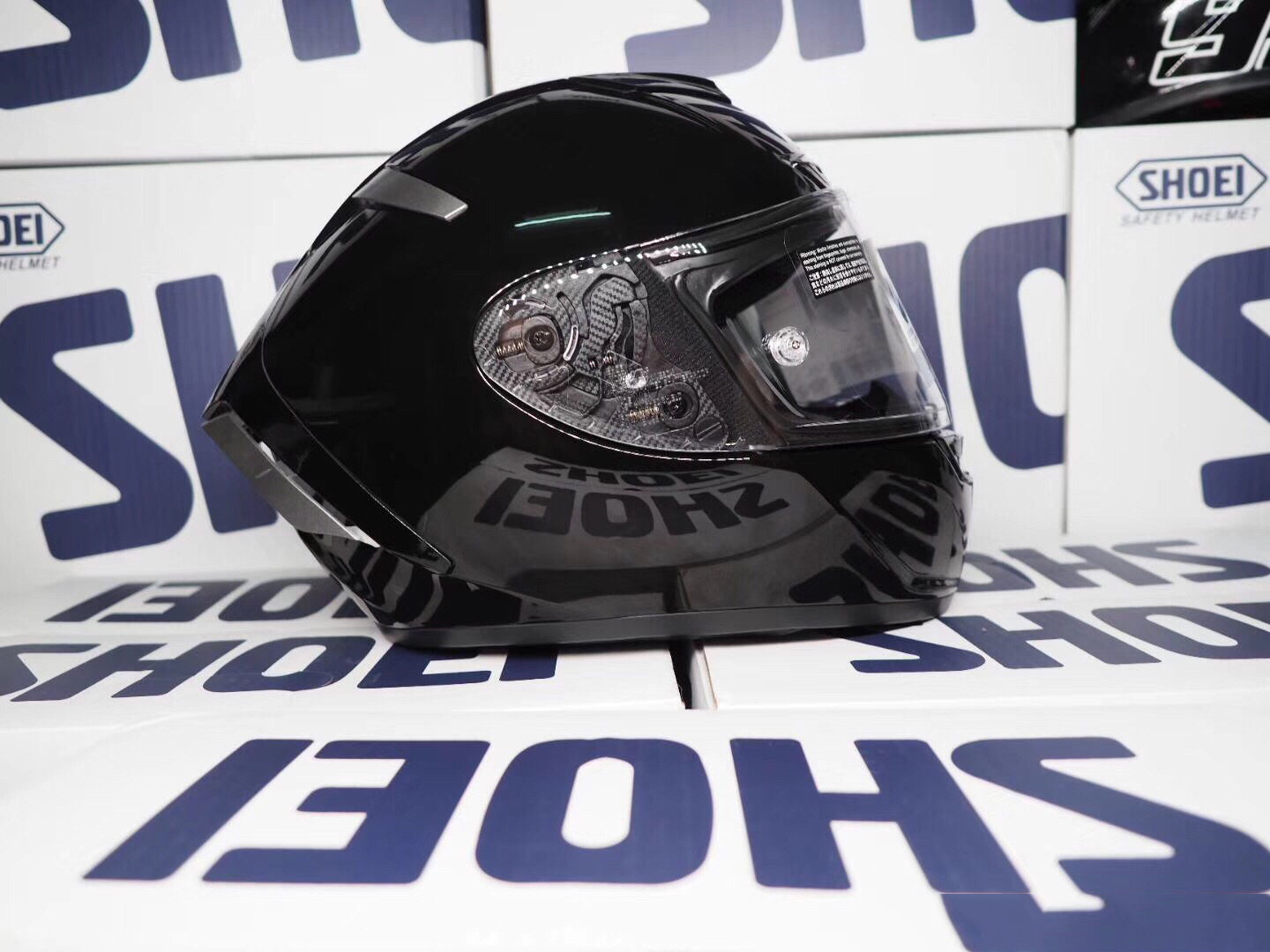 Полнолицевой Shoei X14 X-Fourteen глянцевый черный мотоциклетный шлем с противотуманным козырьком Мужской автомобильный шлем для мотокросса