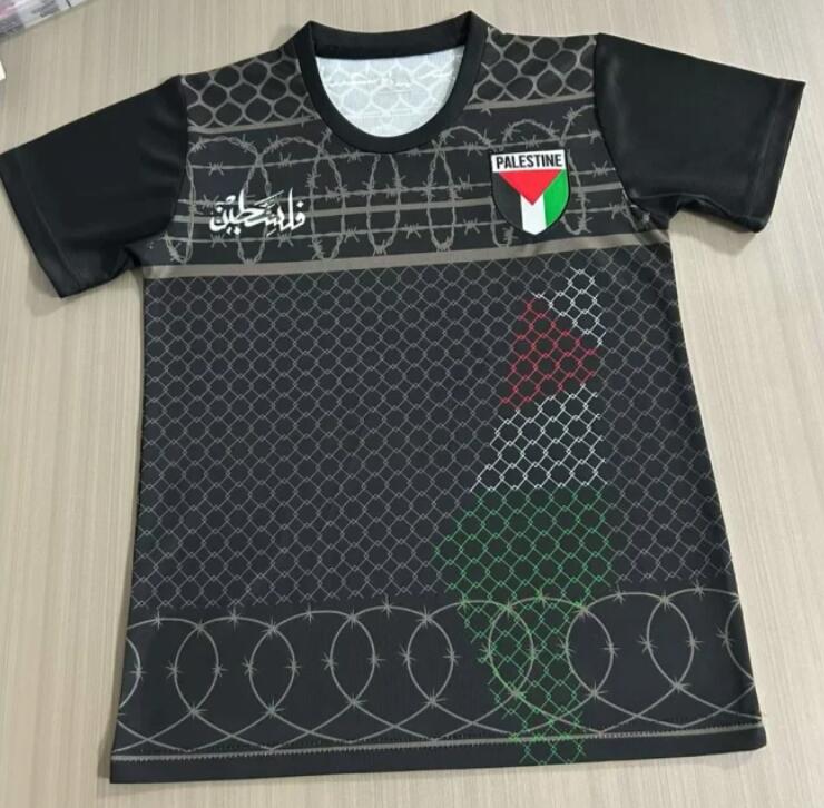 22 23 24 25 Maglia Palestina bianca e nera Maglia CARRASCO CORNEJO JIMENEZ BENITEZ CORTES tuta magliette da corsa Tuta Palestina