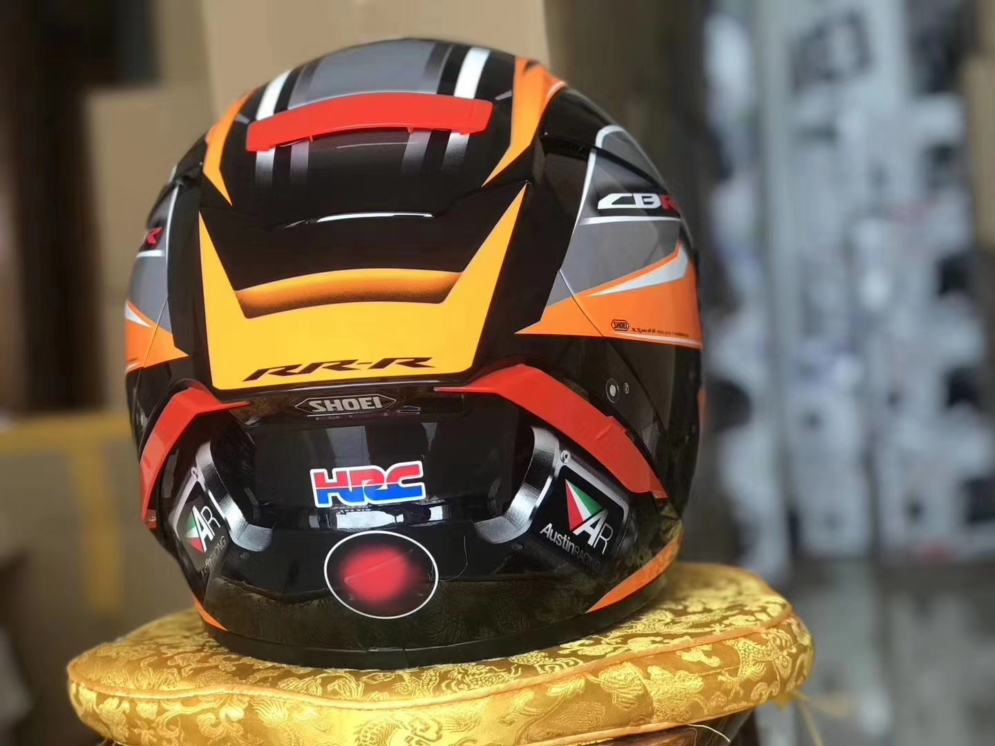 フルフェイスシューイX14 X-Fourteen Hon Da Da Orange Motorcycle Helmet Anti-Fog Vidor Man乗馬モトクロスレーシングバイクヘルメット