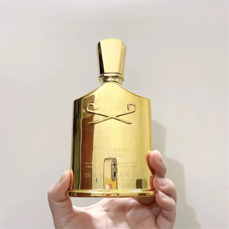 Ultimo design di lusso Colonia donna profumo uomo IMPERIAL oro bottiglia da 100 ml versione più alta Fragranza spray stile classico lunga durata spedizione veloce Migliore qualità