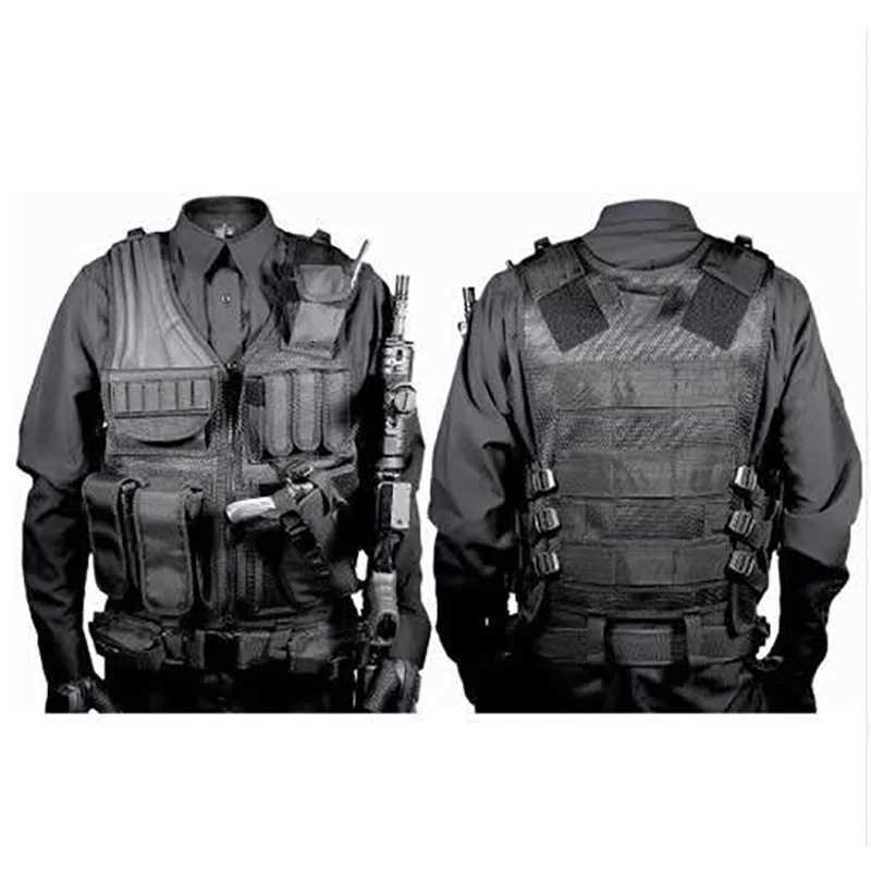 Gilet tattici Gilet tattico Molle regolabile Gilet da combattimento militare antiproiettile da esterno Gioco CS Camicie da allenamento Airsoft 240315