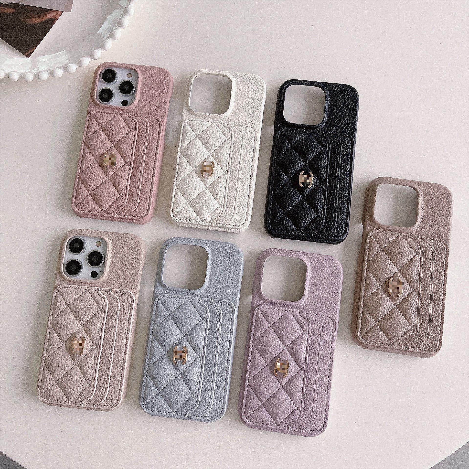 Leather fashion high quality iPhone 15 Pro Max 13 Pro 12 14 Pro 11 X XR xsmax 8plus, stylish storage design, senior designer