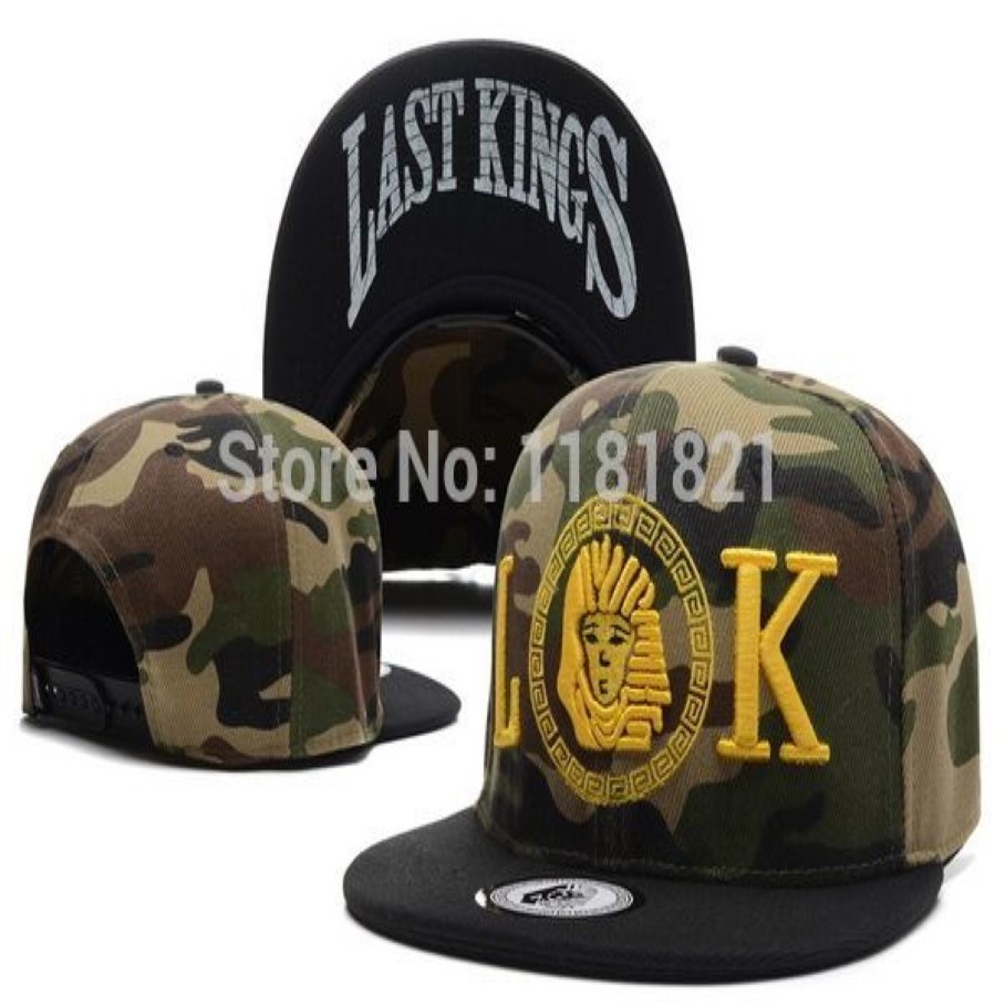 Senaste King Brand Caps Top Quality Cotton Last King Snapback Hats Cheap LK Caps Fashion Styles LK HAT234M