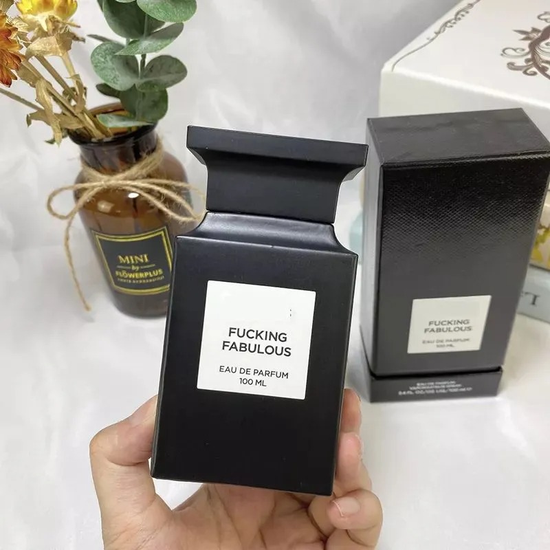 Luksusowe projektanty perfumy 100 ml Fabulou pieprzone mężczyźni Kobiety Zapach 3,3 fl. Uzdrowienie Długie czas pozostawianie sprayu do ciała unisex wysokiej jakości szybki statek