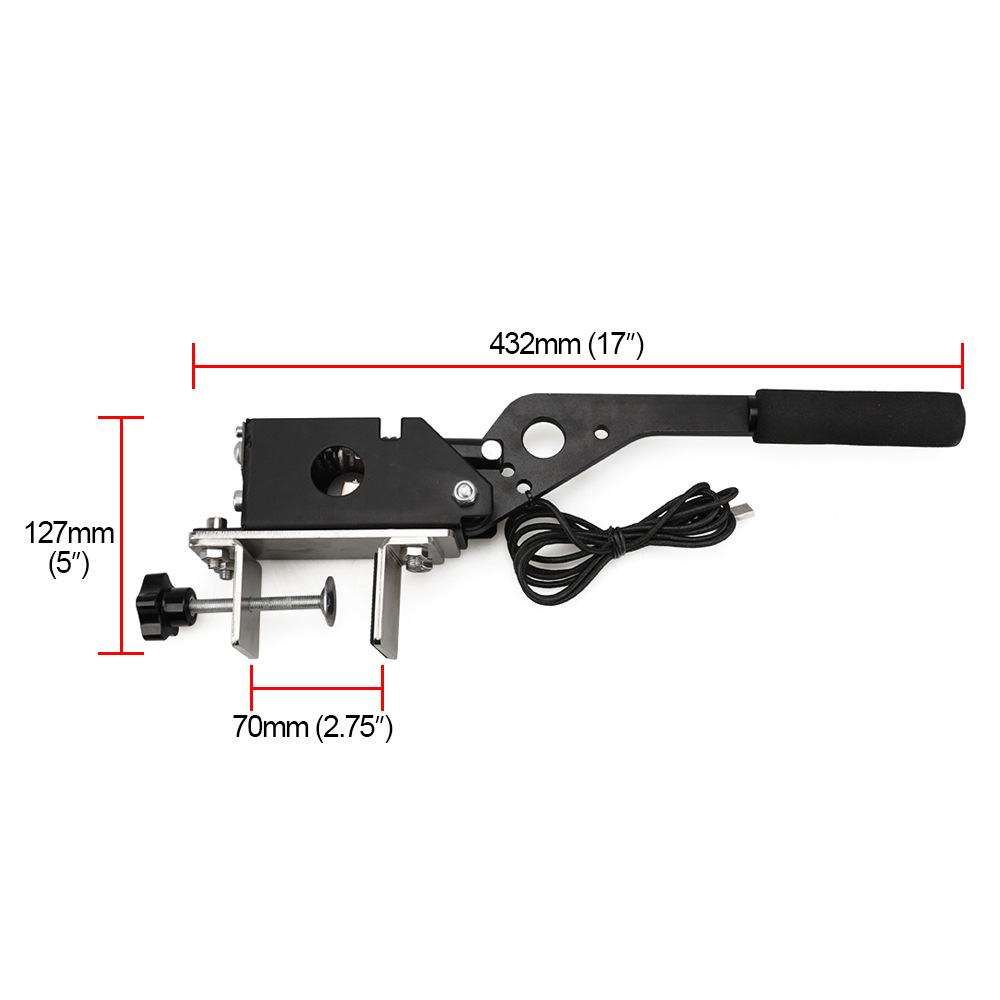 PC-Spiel SIM-USB-Handbremse für Rennspiele G25/27/29 T500 FANATECOSW DIRT RALLY SCHWARZ HB-02-BK