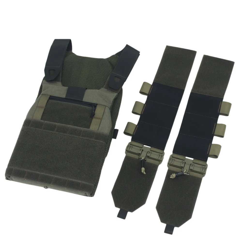 Taktiska västar Taktisk väst FCSK 2.0 Militärjakt Vest Airsoft Combat Vest Cummerbund Type Quick Vest med 5.56 Magazine Bag 240315