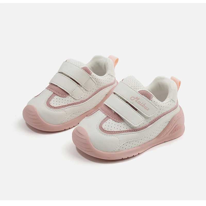첫 워커 Claladoudou Baby Baby Spring First Walker 소프트가 아닌 어린 소녀 핑크 스포츠 신발 통기성 2024 새로운 스프링 신발 매일 240315