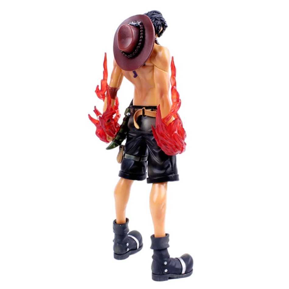 Фигурки 26см Цельная фигурка DX10th Anniversary Fire Fist Escal D Ace Luffy Brother Toys Япония Аниме Коллекционные фигурки ПВХ M