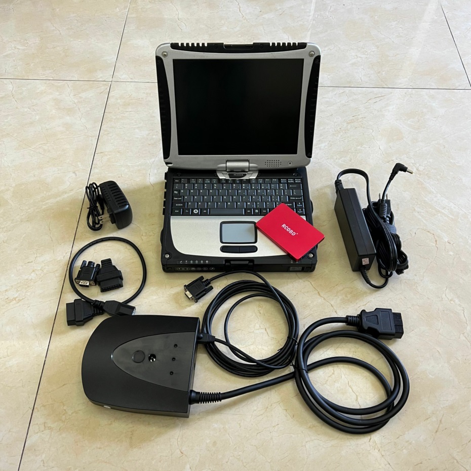 Auto Diagnostic Tool for Honda Him Com Scanner för Honda HDS Interface With Laptop CF19 Ready to Use