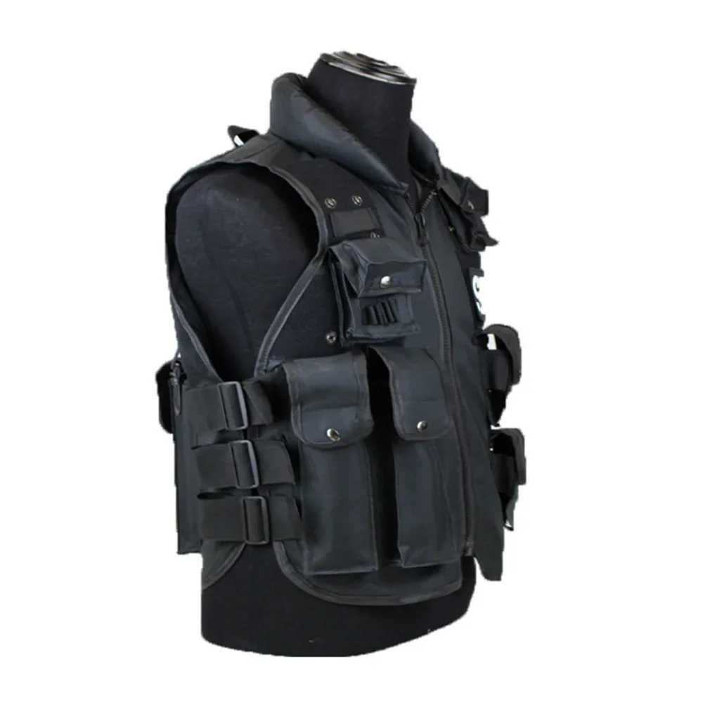 Tactische Vesten SWAT Meerdere Zakken Tactisch Jachtvest Outdoor Taille Militaire Training CS Beschermende Jas Modulaire Beschermende Vesten 240315