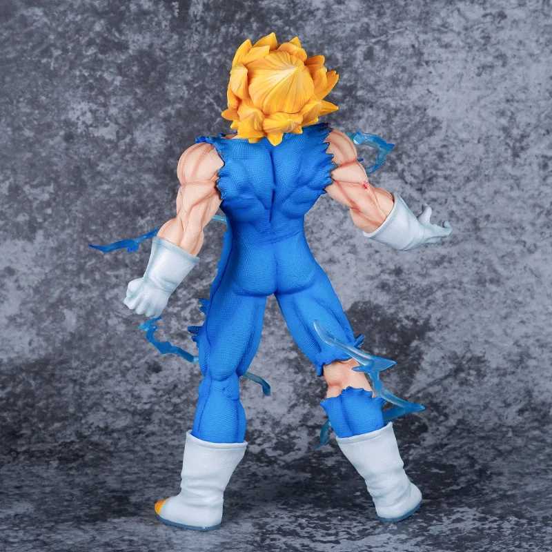 Action Toy Figures Anime Z GK Vegeta Figure Self-Destruct Majin Vegeta Figurine 27cm PVC Action Figurer Samling Modell Toys Gifts