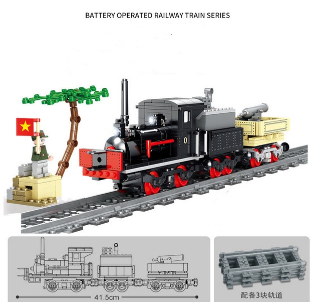 Toy Train Model Building Kits Electric Trains Building Blocks toys Mechanical Rail Trai Railway Car Figures thomas the train DIY Toys for Children Christmas Gifts