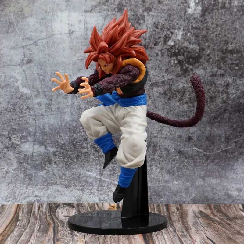 Action Toy Figures 23CM Cartoon Super Four Gogeta Anime Peripheral Hand-made Toys PVC Model Room Ornament Decoration Toys Birthday Gift