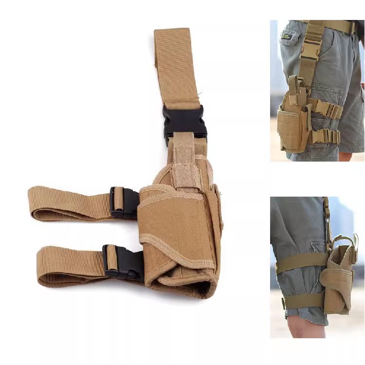 Manchon de cuisse multifonctionnel G17, manchon de pistolet à traction rapide, jambe P1, leggings suspendus, sac de jambe tornado universel 1911