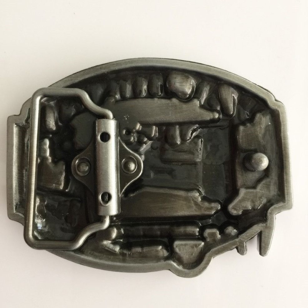 1 szt. Narzędzia mechaniczne klamra hebillas cinturon męski kowbojski metalowy metalowy pasek klamra 4 cm szerokie pasy 285f
