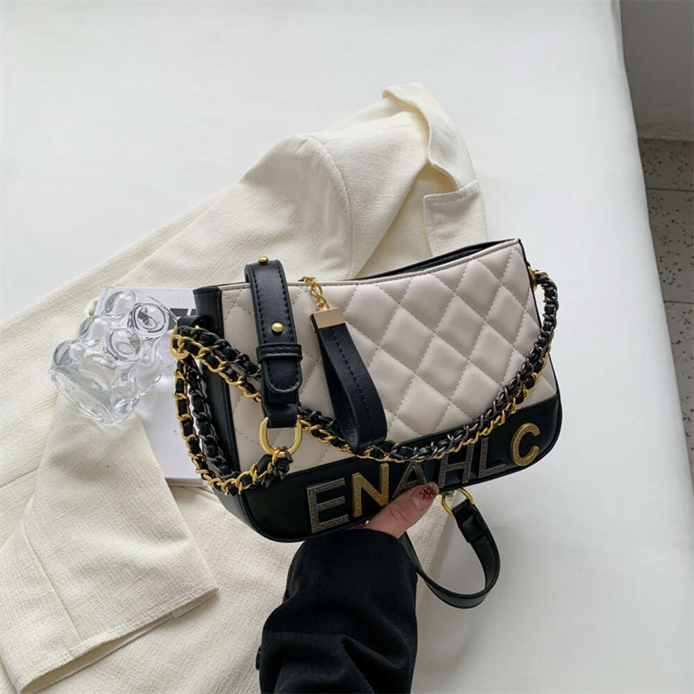 Stylish Handbags From Top Designers Handbag for Women New Niche Dign Grid Chain Small Square Bag Fashionable and Versatile Single Shoulder Crossbody