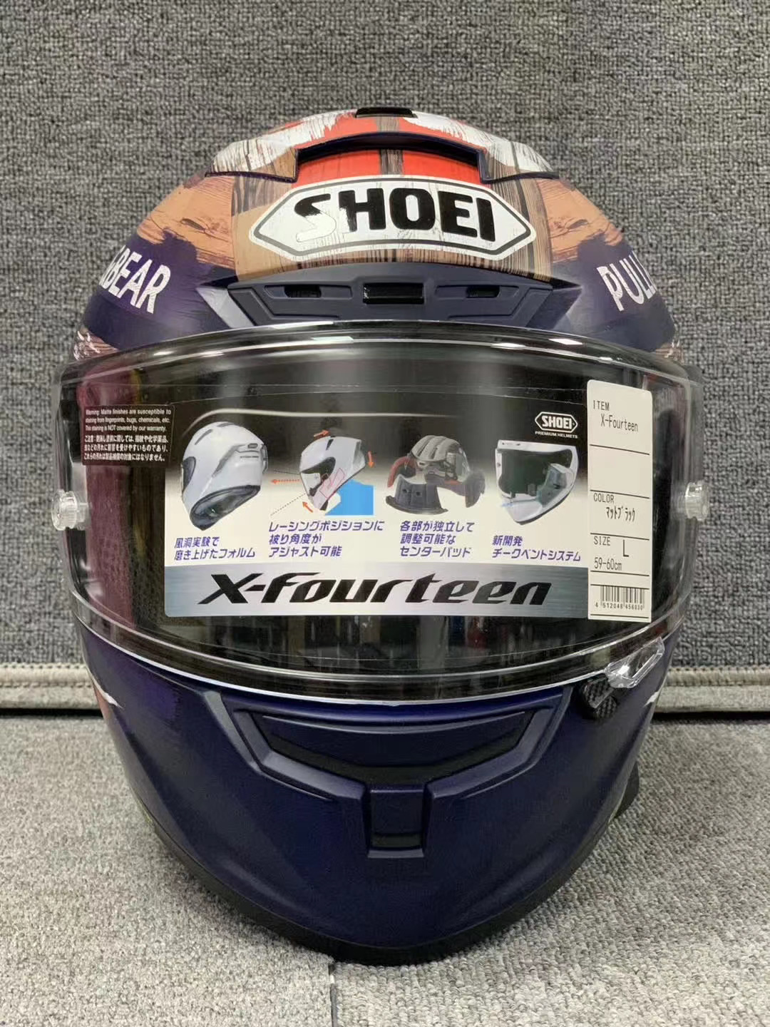 Full Face shoei X14 X-Quatorze MM93 marc Marquez america gp Capacete de motocicleta anti-nevoeiro viseira Homem Equitação Carro motocross corrida capacete de moto