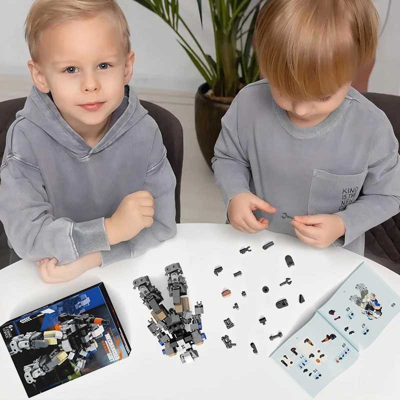 Transformation Toys Robots MOC 2024 NY MEKANISERAD MARINDUTBLOCK SET ROBOT MECHA 136252 BLOCKS DIY Toys for Kids Christmas Birthday Presents for Kids 2400315