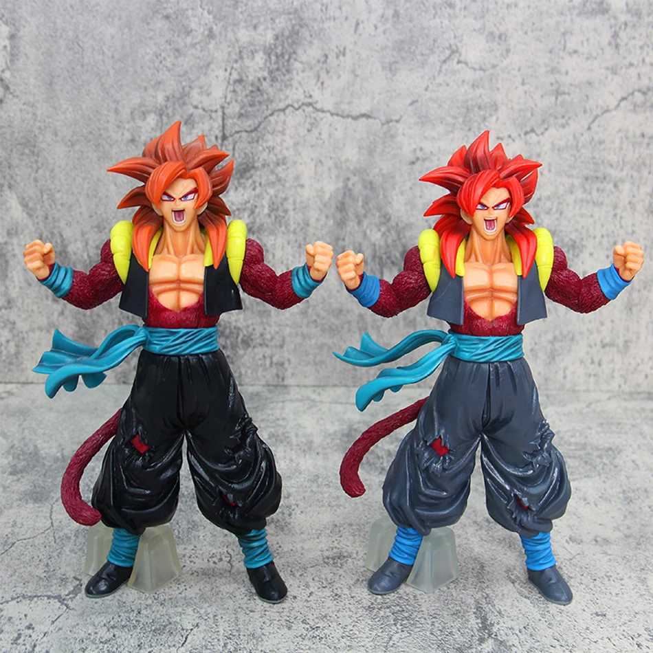 Action Toy Figures GT Super Saiyan 4 Anime Figure Goku Vegeta Gogeta SSJ4 Figurin PVC Statue Action Figures Model Collection Toy Gifts