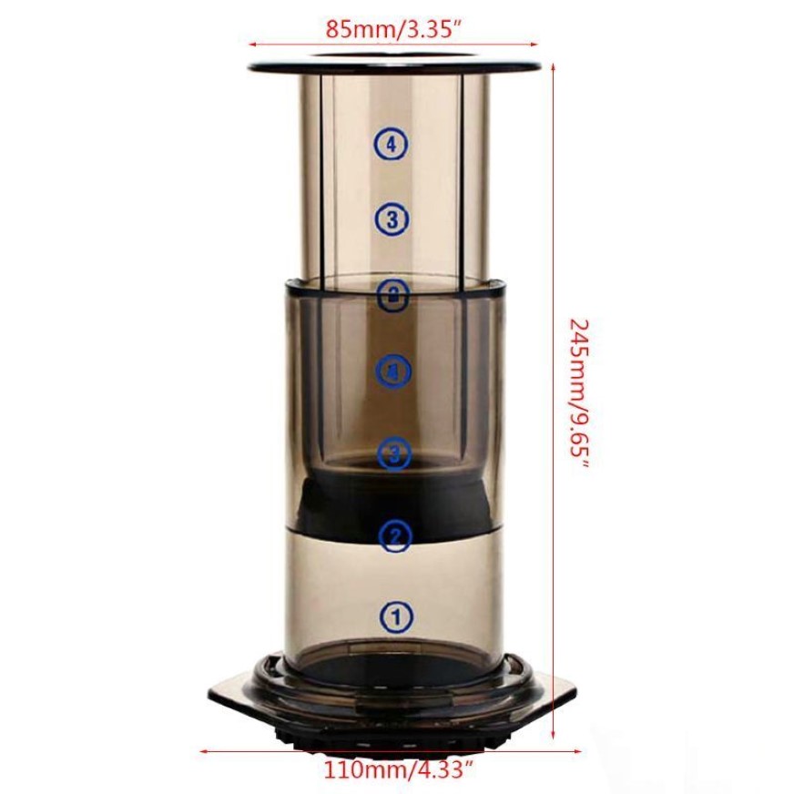 2020 novo filtro de vidro máquina café expresso portátil café imprensa francesa cafecofee pote para aeropress máquina c1030297g