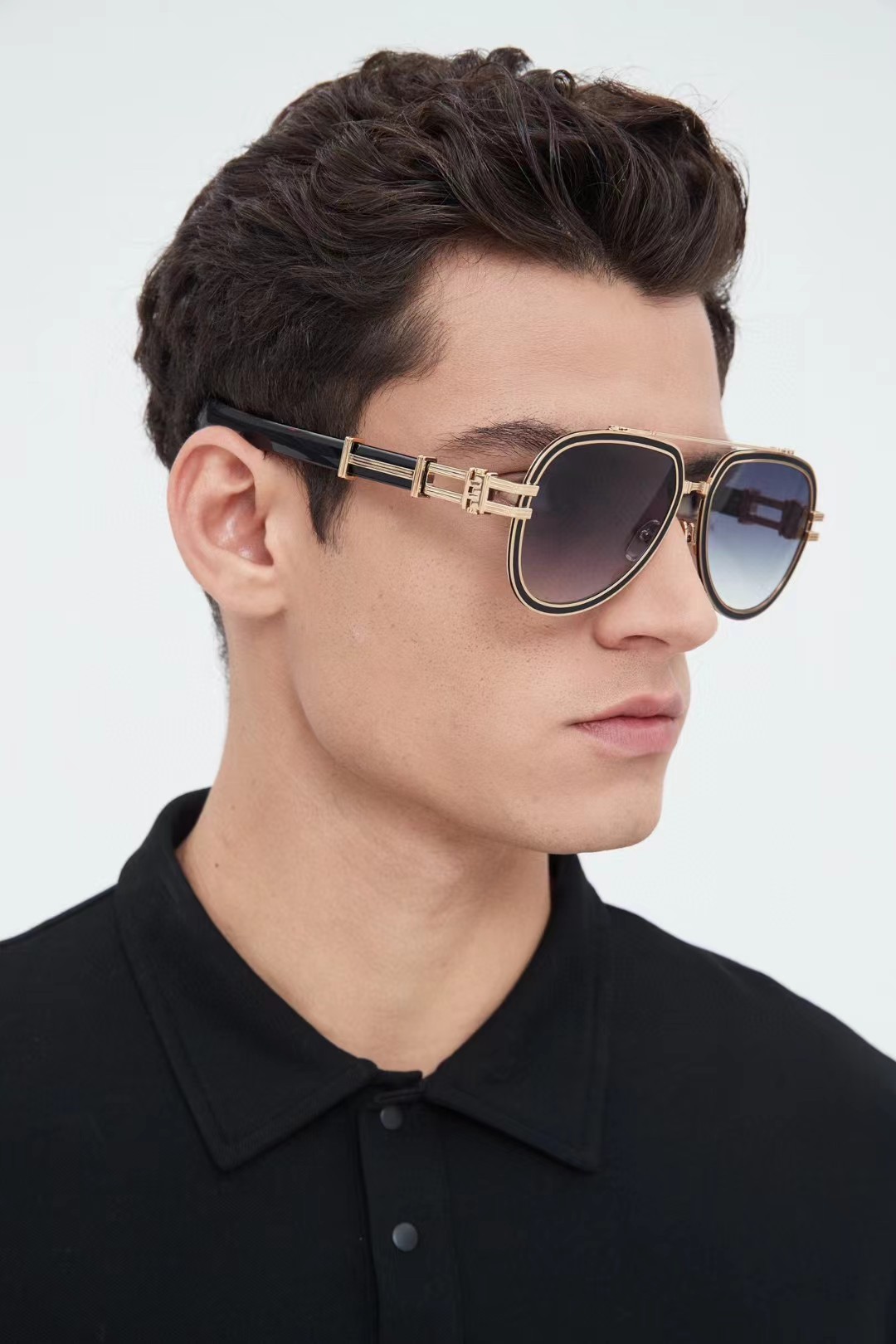 Luxe Designer Zonnebrillen Balsem Aviator Zonnebrillen Voor Mannen En Vrouwen Plaatwerk Frame Beenbrillen Reizen Buiten UV-bestendig Zonnebrillen Voor Chauffeurs Zakelijk 2642