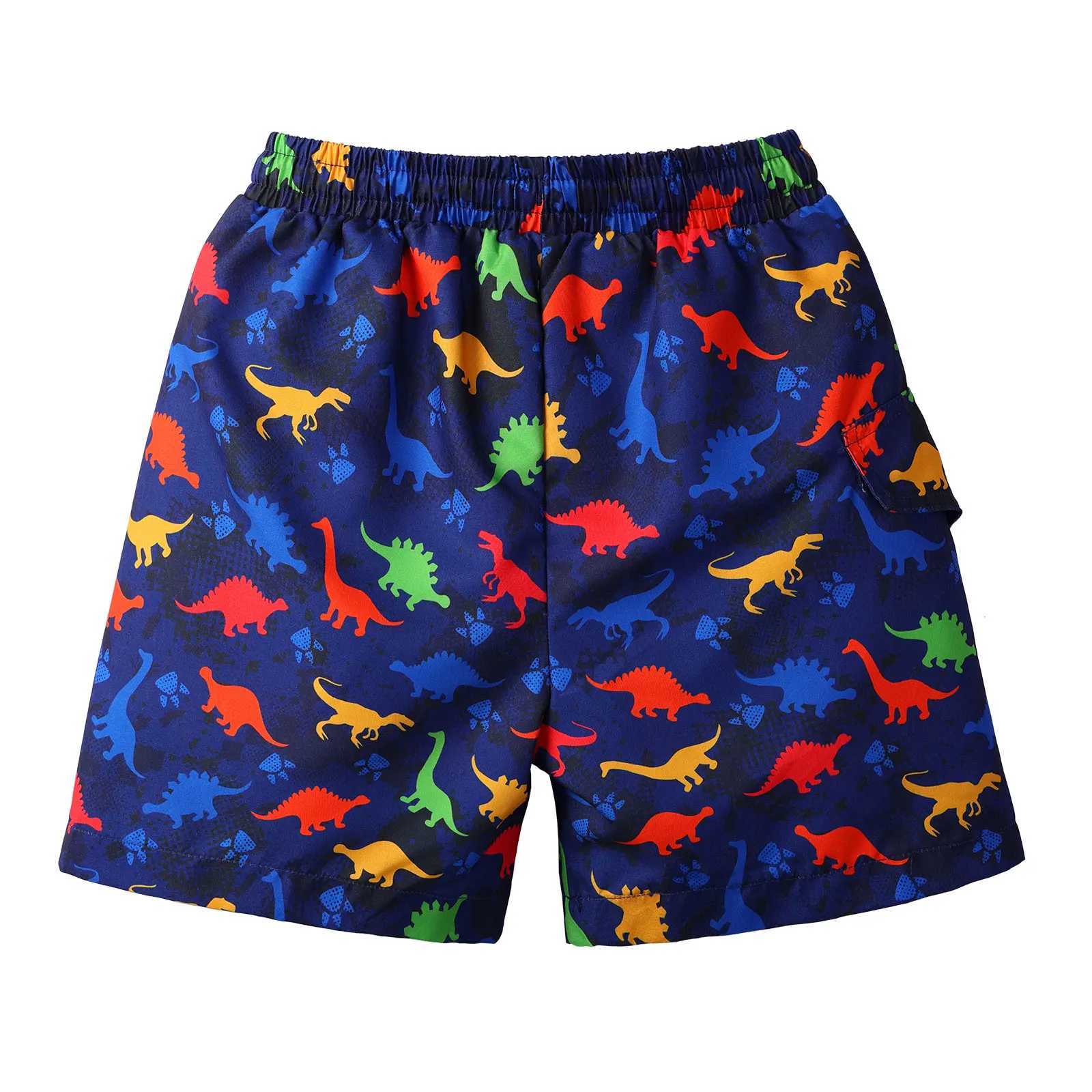 Men's Swimwear BAOHULU kids swimming shorts cute swimsuits fast dry summer swimsuits boys beach shorts surfboard clothing men pants 240315