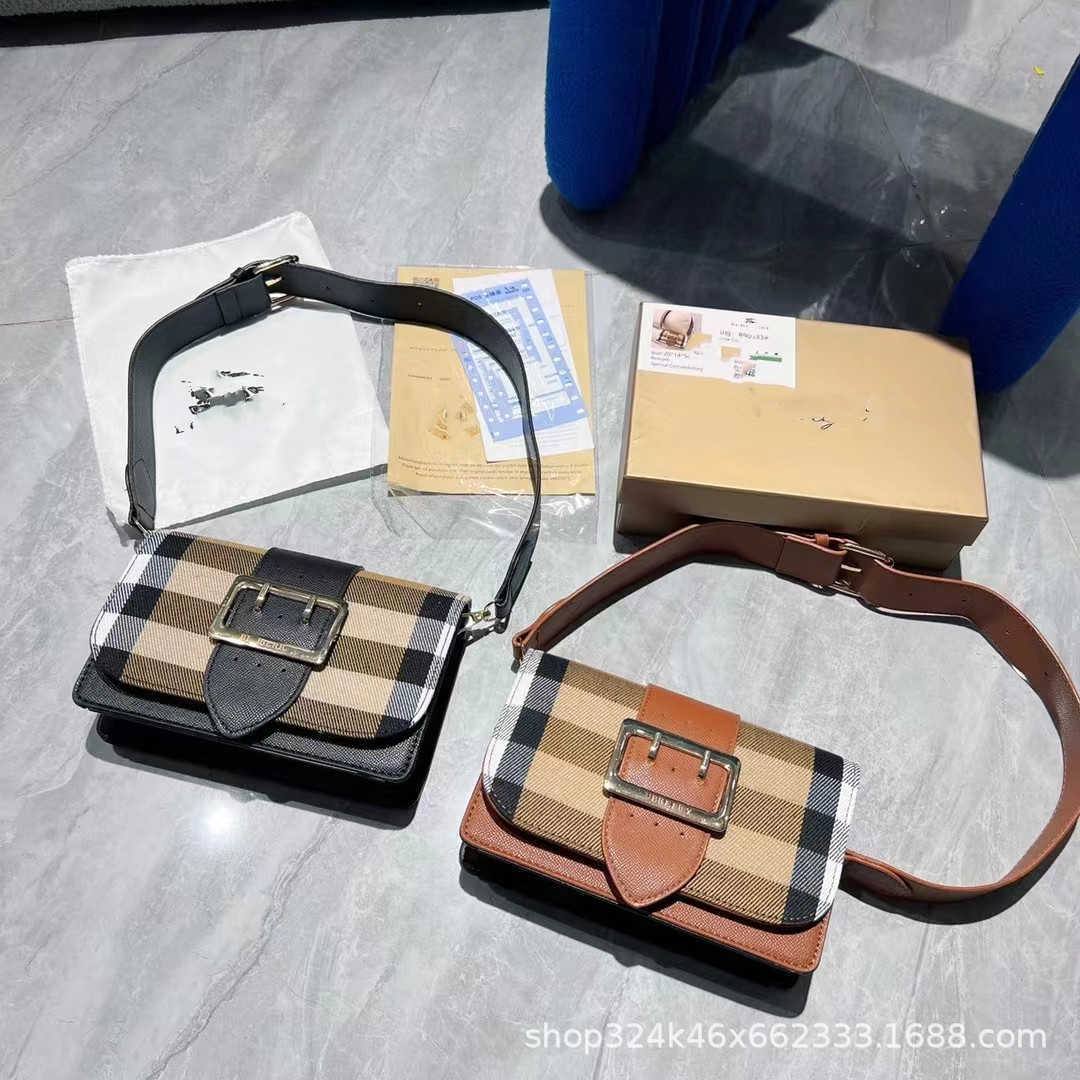 Classic Checkered Small Square Simple and Elegant High Quality One for Women factory outlet sale