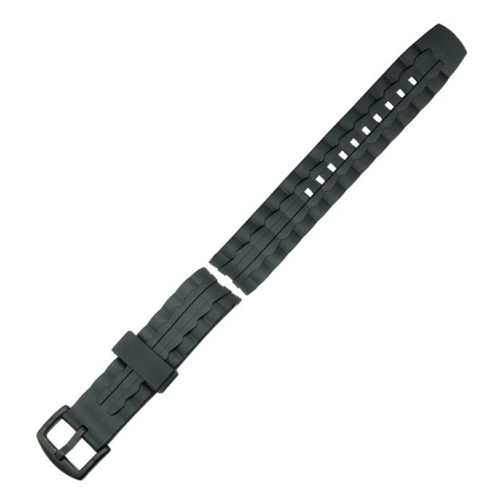 Titta på Bands 22mm Men's Extra Long Silicone Rubber Band Strap Armband Black Steel Buckle Fit For EF-550PB-1AV222T