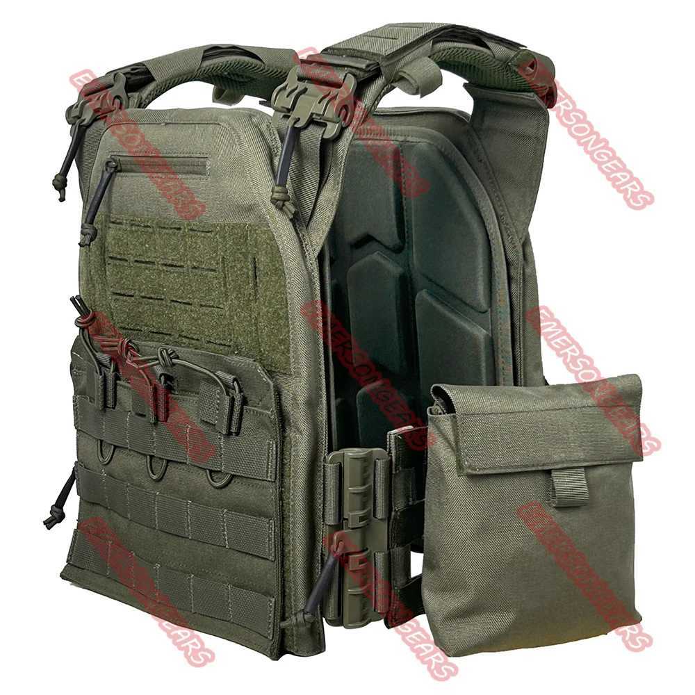 1000D Vests Nylon Size L Tactical Vest Run and Gone Set Bread Plate Pockets With Front Panel And EVA Padding 24315