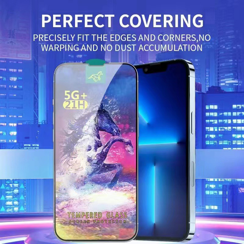 Swift Horse 5G+ 9D 21D Full Cover Mobiltelefonzubehör für ein temperamentvolles Glas für Samsung M10 M12 M13 M20 M30 Bildschirmschutzschutz