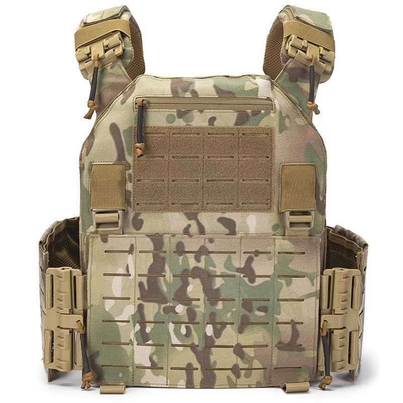 Tactical Vests 1000D Nylon Tactical Vest Armor Police Army Plate Carrier Tactical Vest Ballistic Vests Military Fighting Police Bulletproof Vest 240315