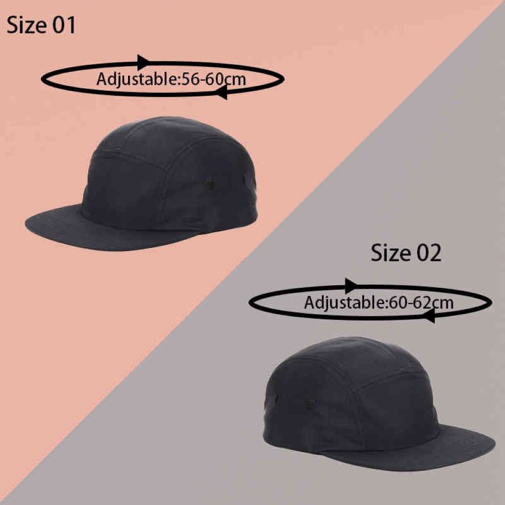 Mäns 5 panelmössa unisex fasta färger platt grim nylon snabb torrt baseball gorro utomhus vattentät hiphop hatt 220209265r