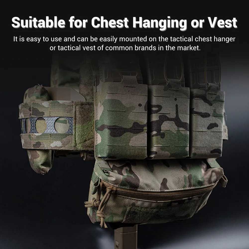 Tactical Vests Dangler Tactical Vest Drop Case Mini Abdominal Drop Case Piter Case For JPC CPC LBT D3CR MK3 MK4 Plate Storage Carrier 240315