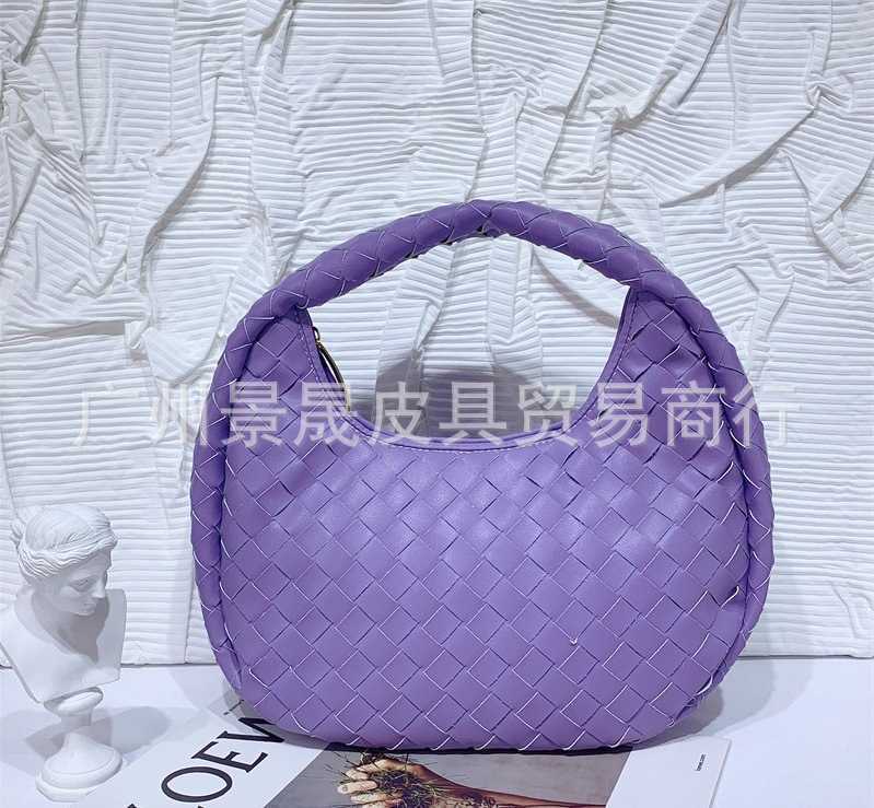 Counter Quality Bottegs Venets Jodie Bags Designer Woven for Women 2024 Japanese and Korean Fashion Half Moon Versatile Style Shoulder Little with Original 1:1 Logo