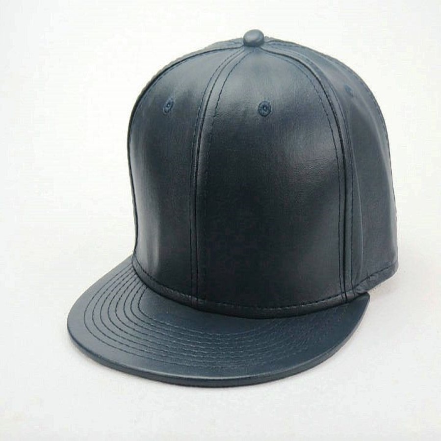 2017 New Leather Blank No brand Snapback Caps Baseball Hats191k