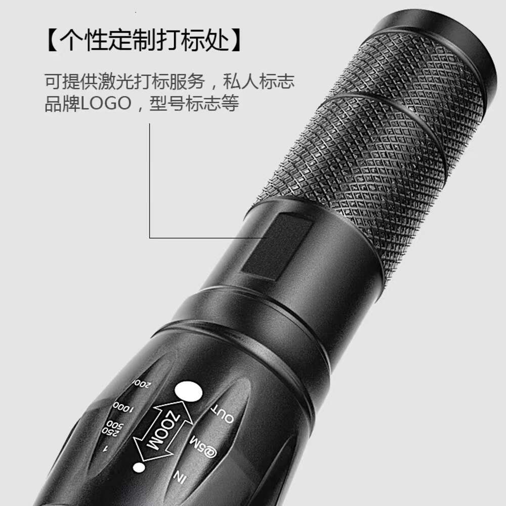 Mini Rechargeable LED Household With Strong Light And Long-Range Illumination, Super Bright Outdoor Portable Small Multifunctional Waterproof Flashlight 963447