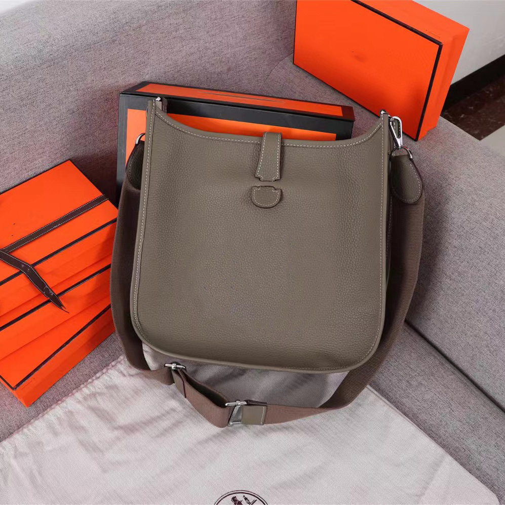 5A فاخرة كبر للسيدات ، حقيبة مصمم ، مصمم ، مستطيل ، إيفل ، حقيبة اليد ، حقيبة كتف ، حقيبة ، حقيبة جلدية حقيقية ، حقيبة جلدية حقيقية ، اللون البرتقالي للجنسين