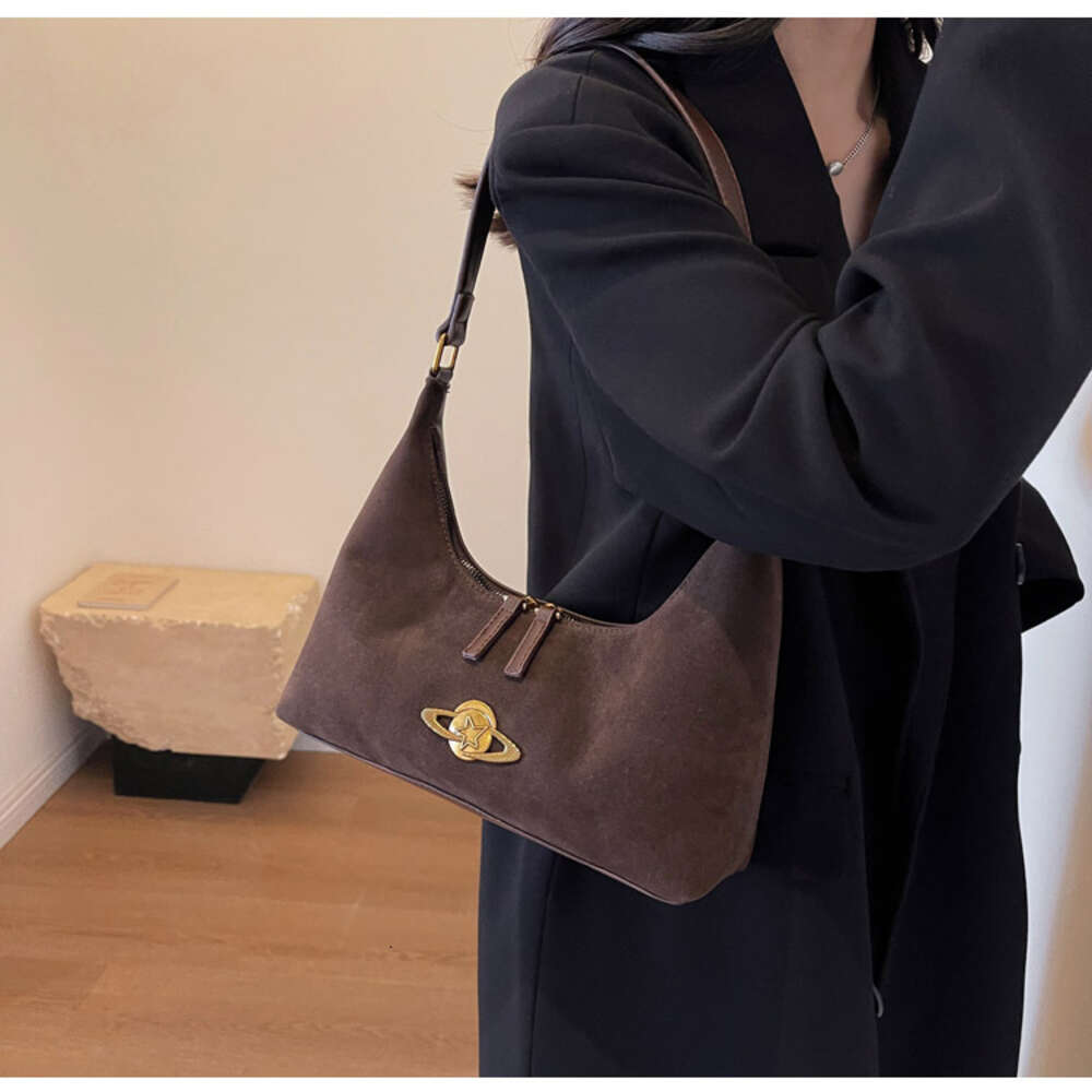 Factory Stores Trendy Texture Underarm Bag 2024 Spring New Fashion Versatile Shoulder Casual Simple Handbag