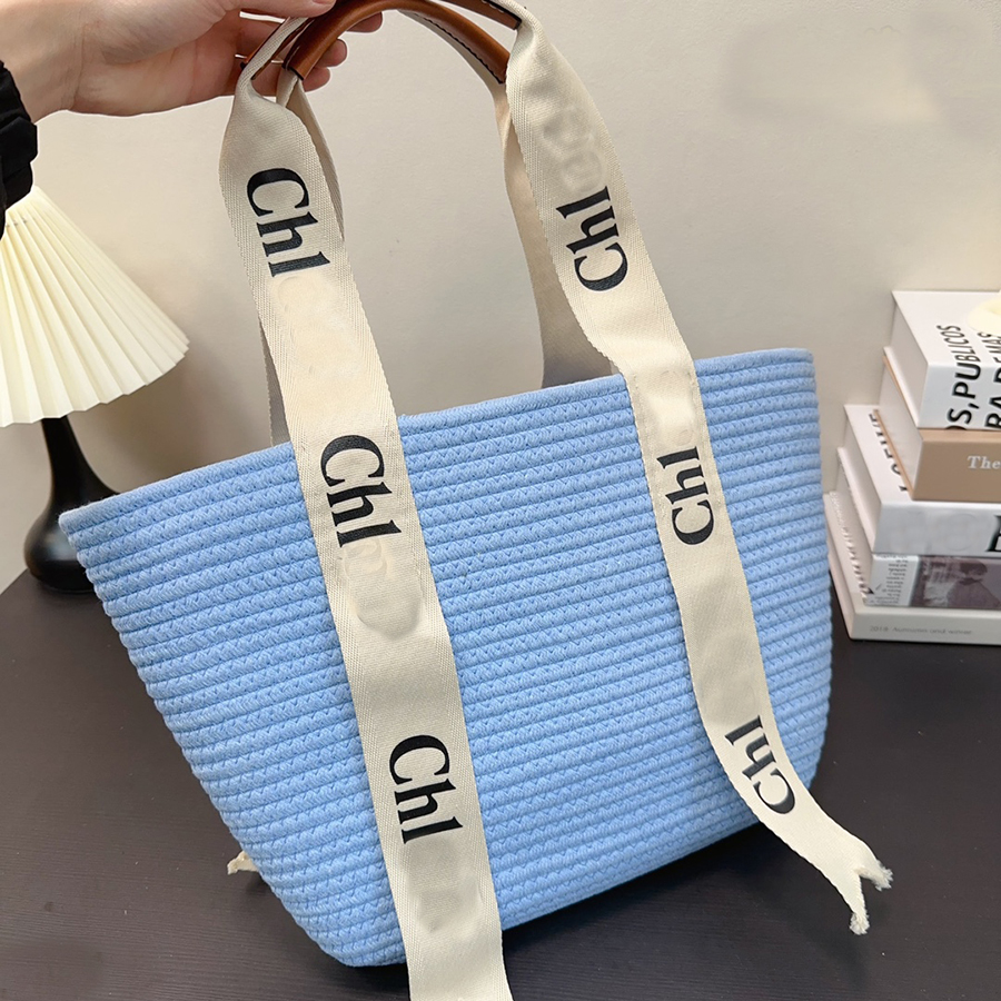 Designer Beach Bags Luxury Tote Bag Summer Casual Straw Large Capacity Totes Womens Handbag High Quality Shopping Bags Fashion Handbags Purses 39cm