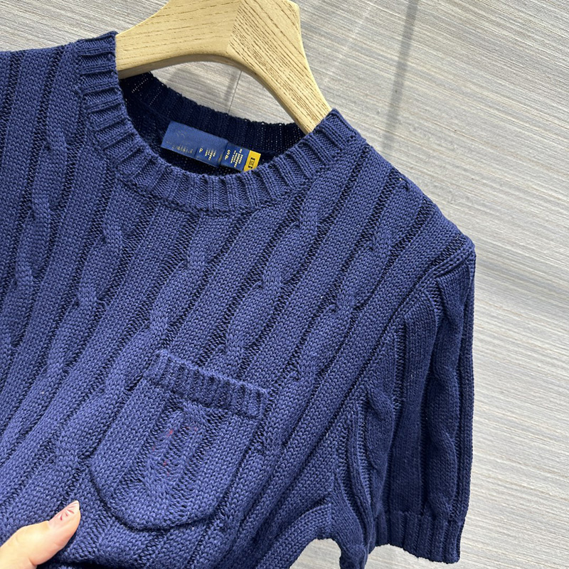 Maglioni firmati da donna 2024 felpe con cappuccio dello stesso stile di marca Maglioni di cashmere lavorati a maglia morbidi di lusso di alta qualità a maniche corte