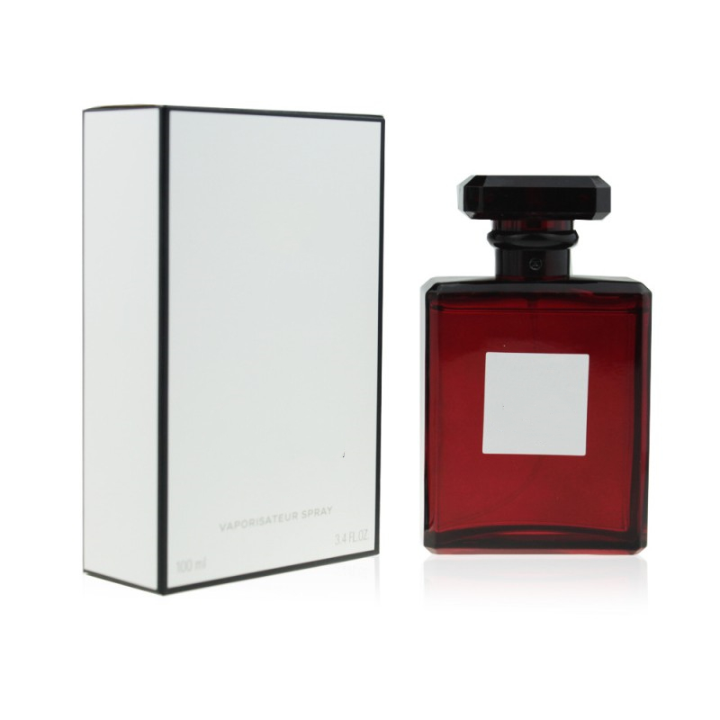 No 5 Red Edition 100ml Profumo elegante donna EDT Floreale Aldeide Rosa Aroma Bottiglia di vetro rosso Nave veloce di lunga durata