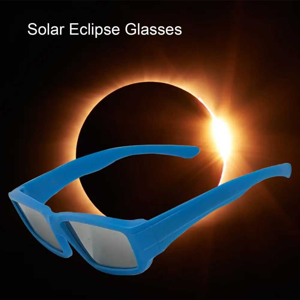 النظارات في الهواء الطلق نظارة شمسية الشمس عرض نظارات العين فائقة الضوء آمنة مرشح السلامة الشمسية السلامة الشمسية Eclipse Eyewear H240316