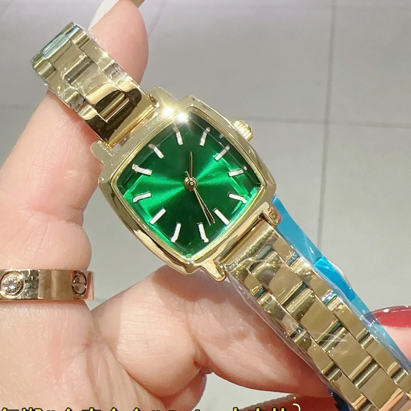 Senhora de luxo vintage relógio banda de aço inoxidável designer mulheres relógios ouro quadrado 28mm relógios de pulso para mulheres natal aniversário presente do dia das mães de alta qualidade